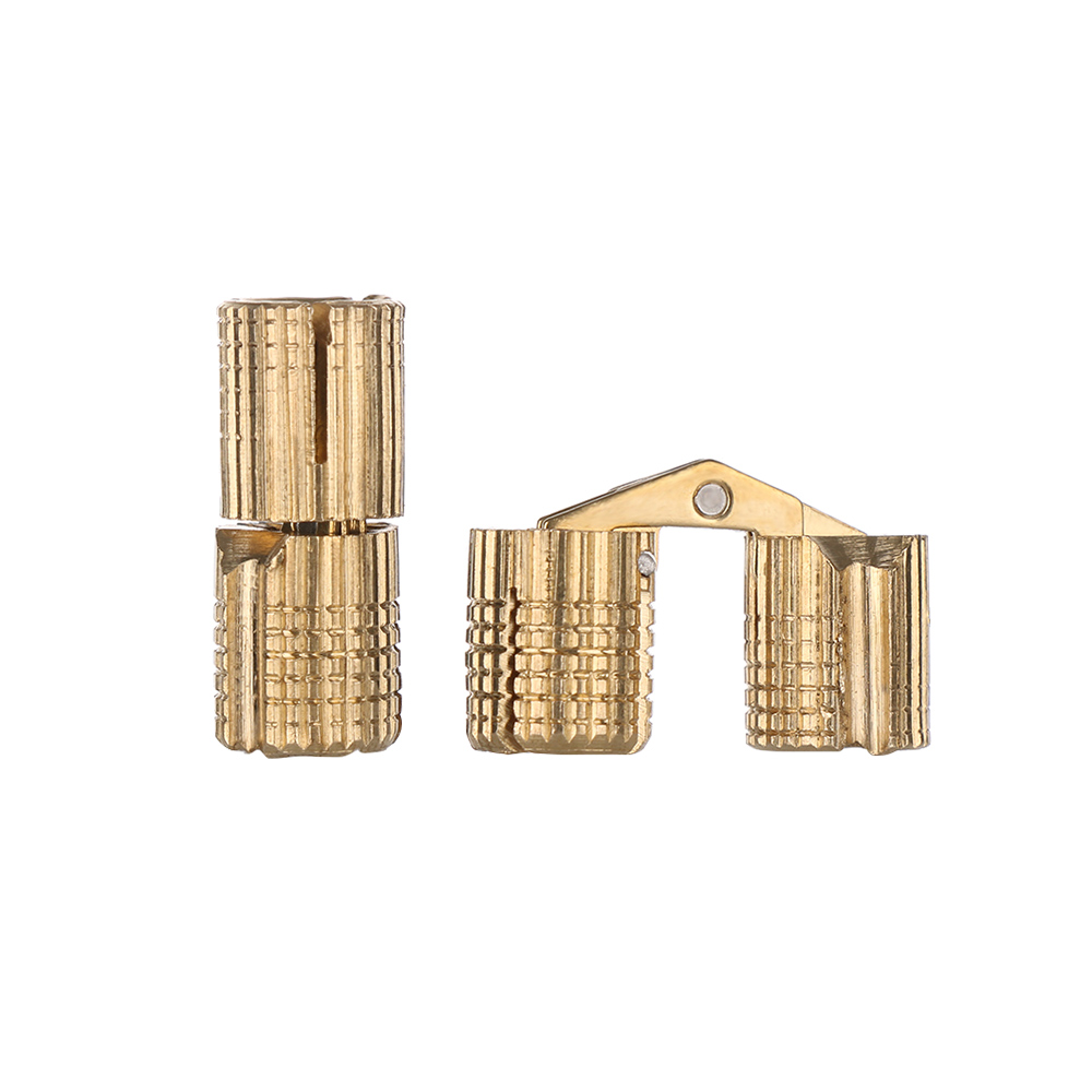 Cabinet Hinge Overlay - Charnières invisibles en laiton pour meubles