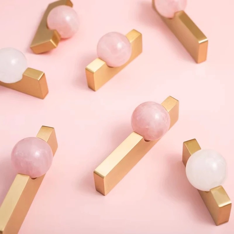 Boule de cristal blanche + poi - Furniture Hardware Drop Pulls avis et prix